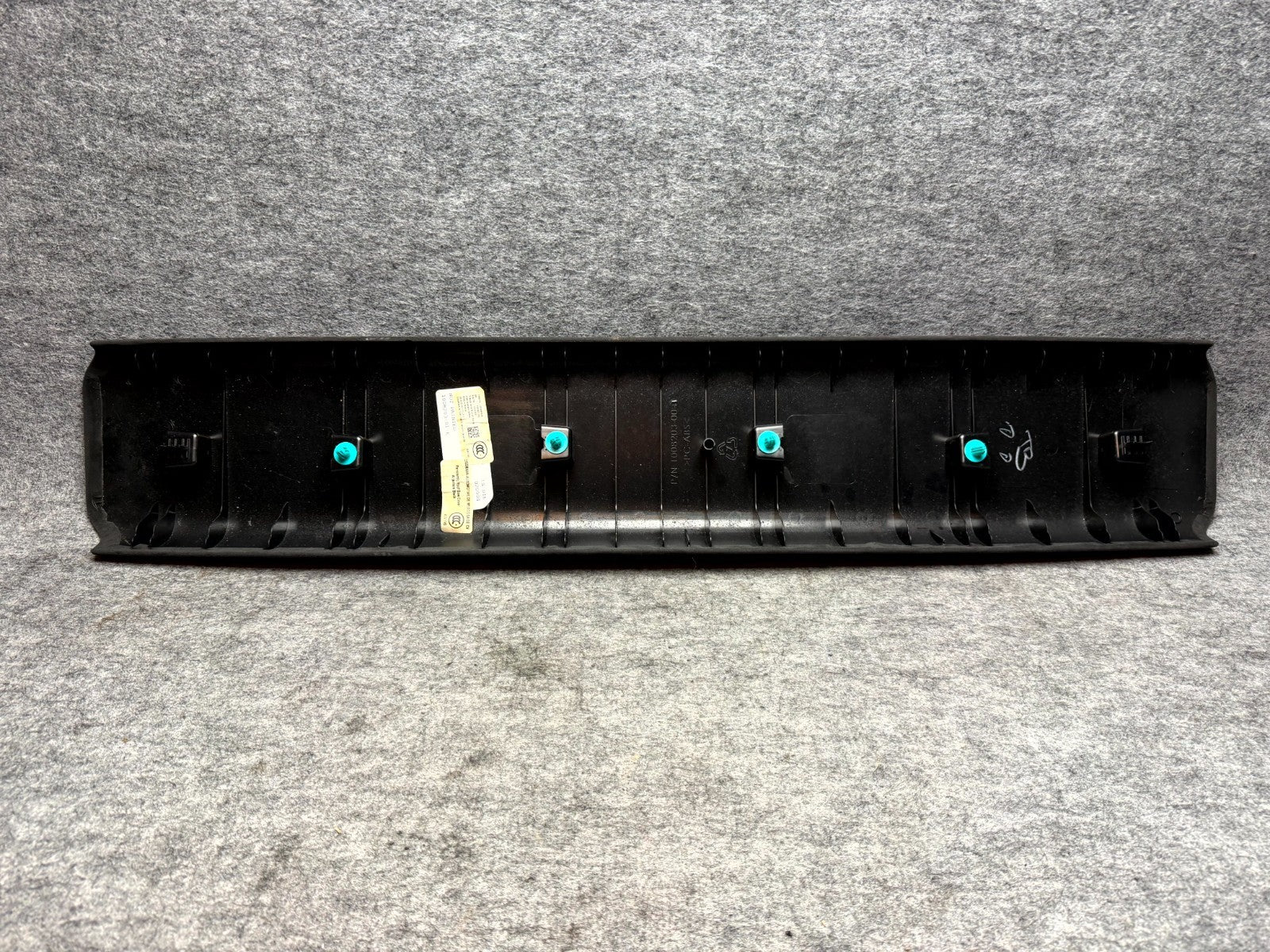♦️12-20 TESLA MODEL S SUNROOF HEADLINER PANORAMIC ROOF TRIM OEM, 1008203-00-E