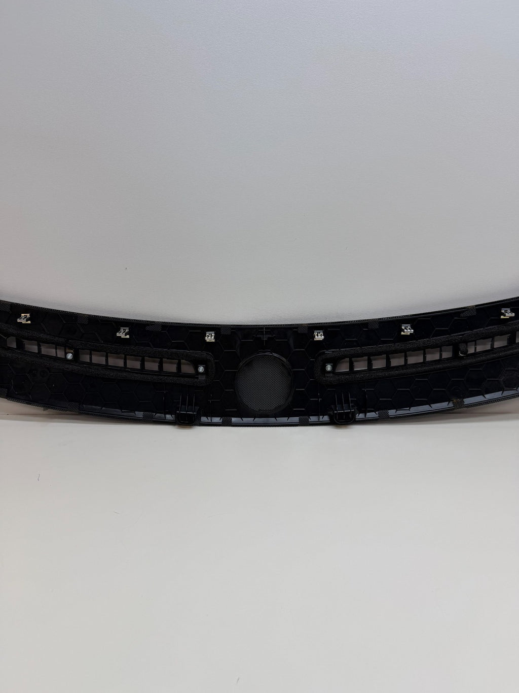 12-20 Tesla Model S Front Windshield Dash Defroster Cowl Vent Trim Panel