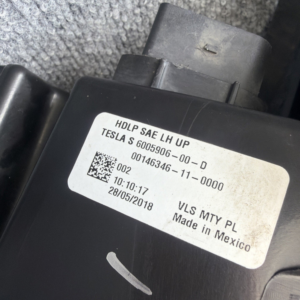 2012-2016 Tesla Model S Left Hand Driver Side Headlight LED 6005906-00-D OEM