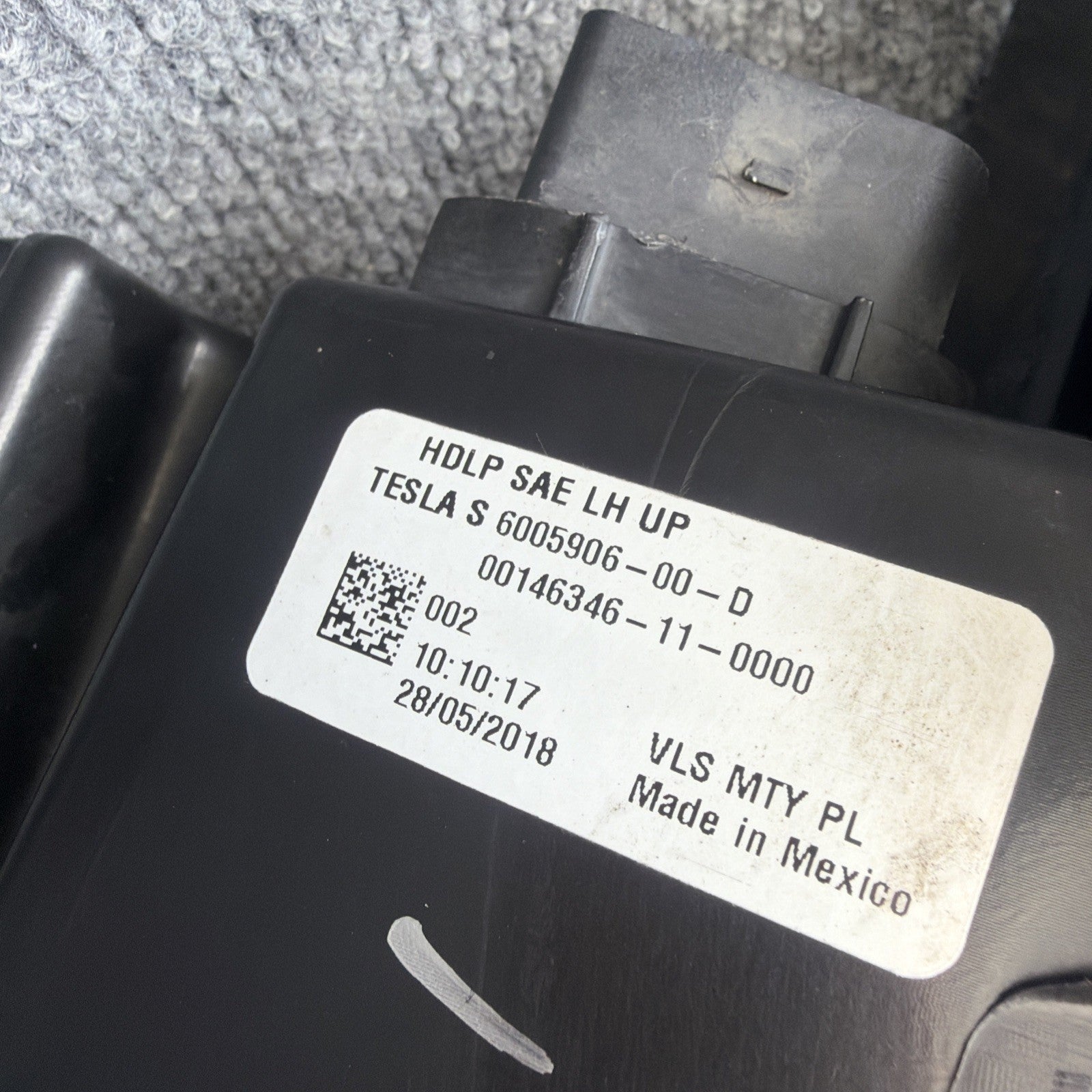 2012-2016 Tesla Model S Left Hand Driver Side Headlight LED 6005906-00-D OEM