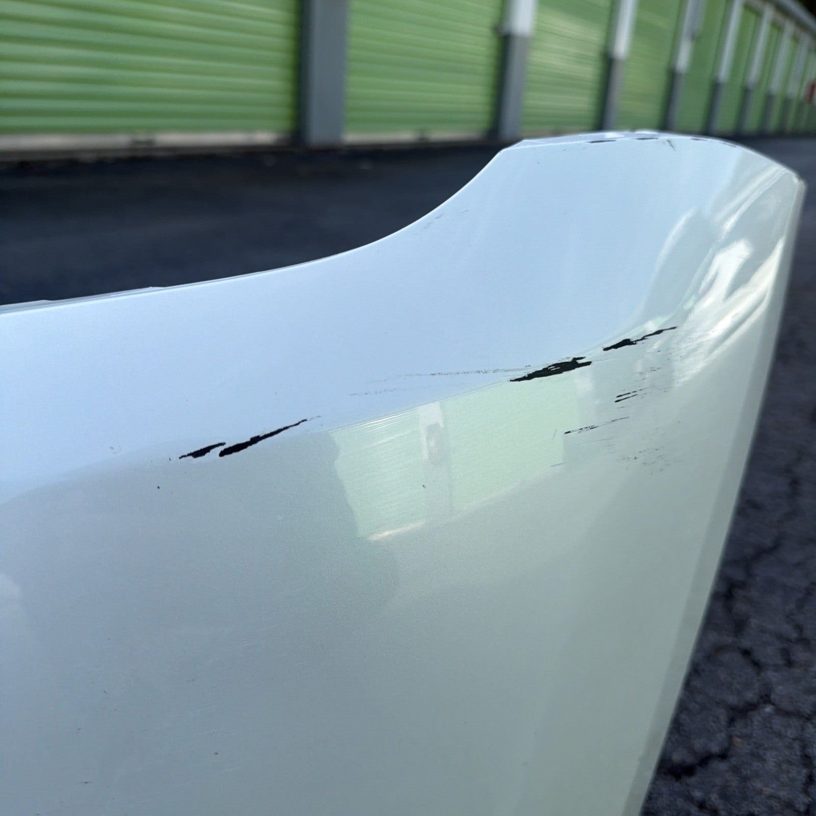 2024-2025 Tesla Model Y oem Front Bumper Cover & Tow Cap White