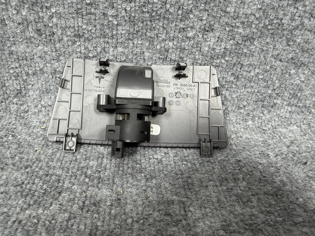 ♦️17-23 TESLA MODEL 3 DASH CENTER HOLDER BRACKET COVER W/ SENSOR OEM, 1516779-00