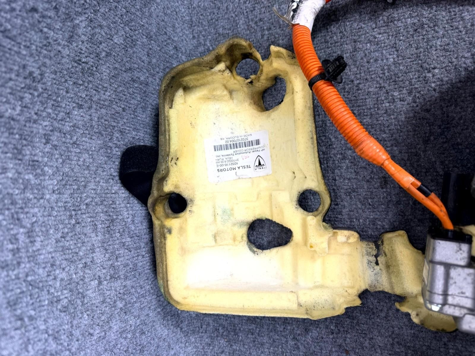 2016-2020 Tesla Model X S Air Conditioner Compressor Pump OEM, 1063369-00-H