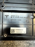 2020 - 2024 TESLA MODEL Y REAR LICENSE PLATE HOLDER BRACKET OEM, 1096844-00-B