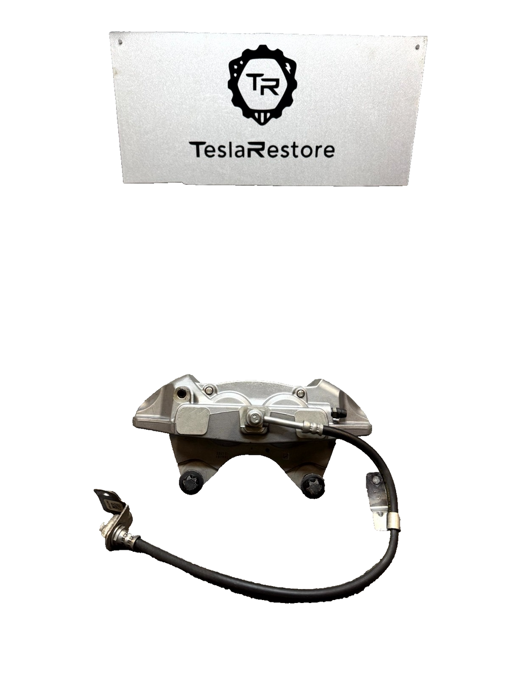 2017 - 2023 TESLA MODEL 3 FRONT LEFT SIDE BRAKE CALLIPER W/HOSE OEM 1044621-00-E