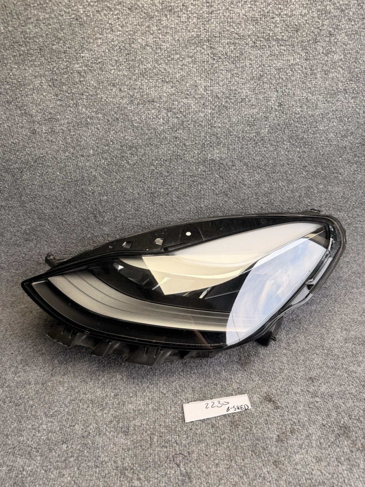 TESLA MODEL 3 HEADLIGHT LEFT DRIVER 2021 2022 2023 LED 1514952-00-C OEM