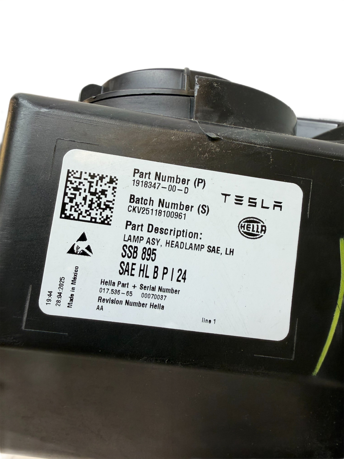 2025 2026 Tesla Model Y Juniper Left Driver Side LED Headlight 1918347-00-D