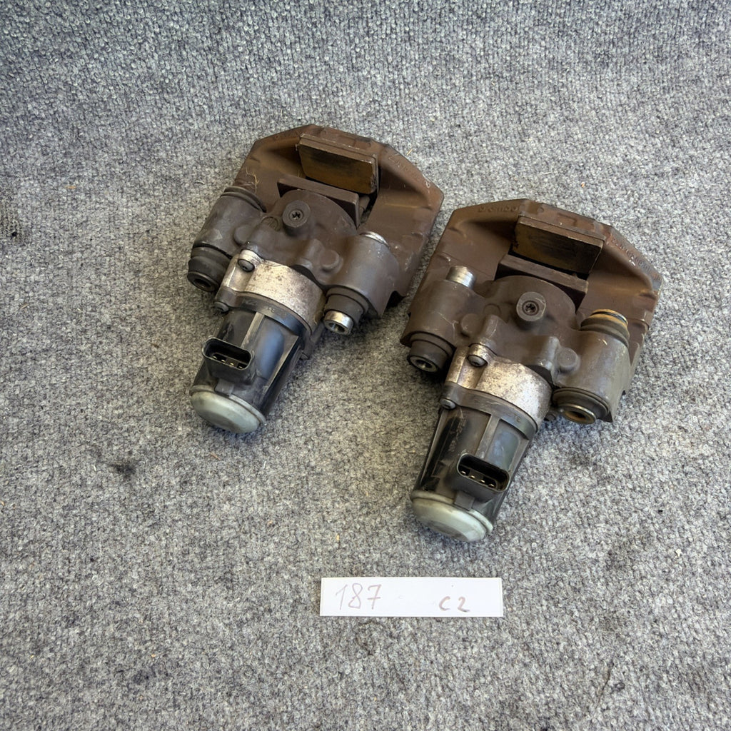 12-18 Tesla Model S Brembo Parking Brake Caliper Rear Left And Right OEM SET
