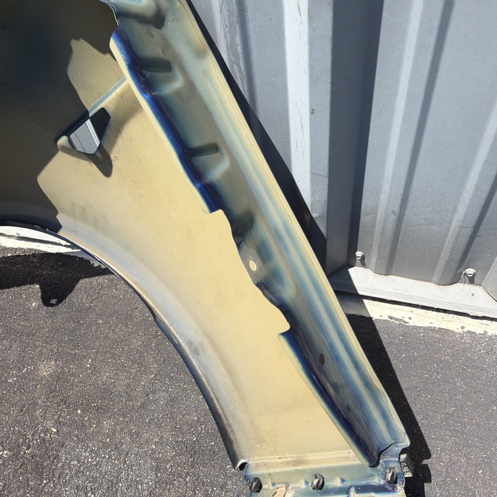 12-20 OEM Tesla Model S Front Right Passenger Fender Panel Black BLUE OEM
