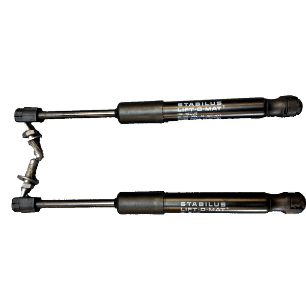 20-24 TESLA MODEL Y FRONT LEFT & RIGHT HOOD LIFT SHOCK STRUT SET OEM, 150554700A