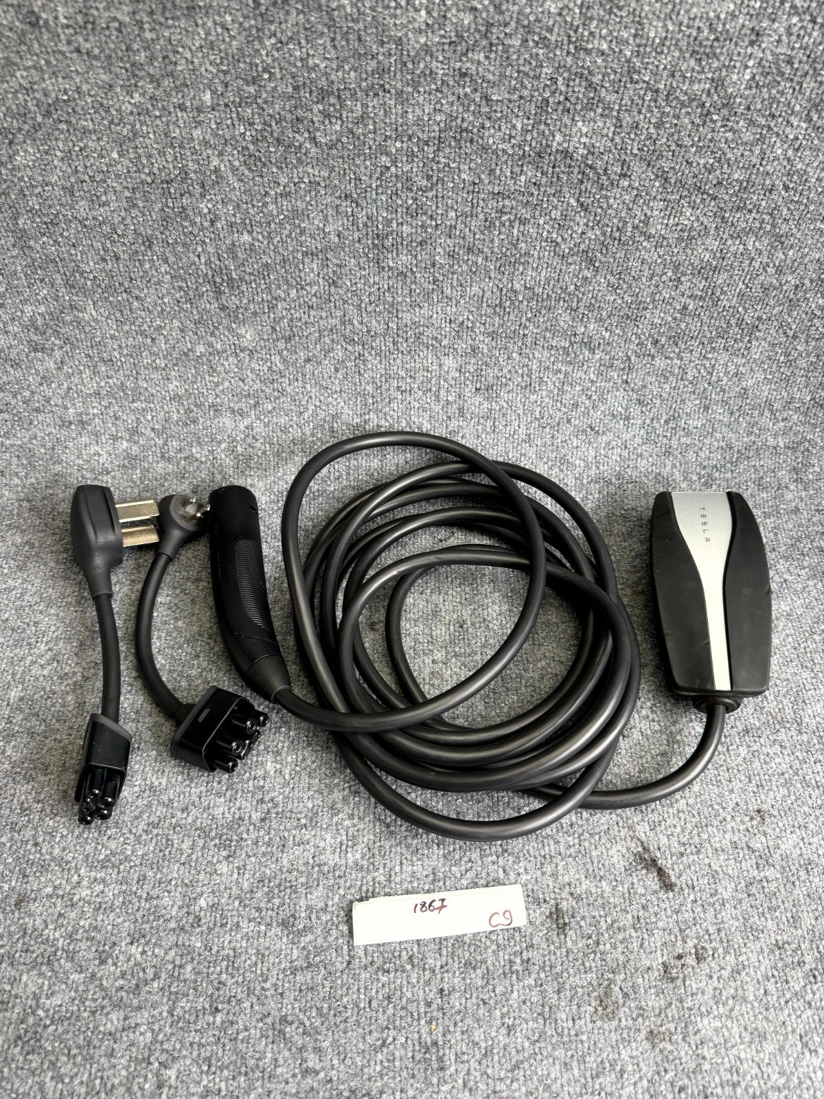 TESLA MODEL S 3 X Y MOBILE CONNECTOR CHARGING CABLE W/ BAG OEM, 1101789-00-M