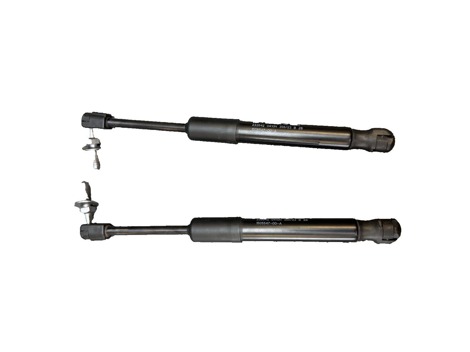 2020-2024 TESLA MODEL Y FRONT LEFT & RIGHT HOOD LIFT SHOCK STRUT OEM, 150554700A