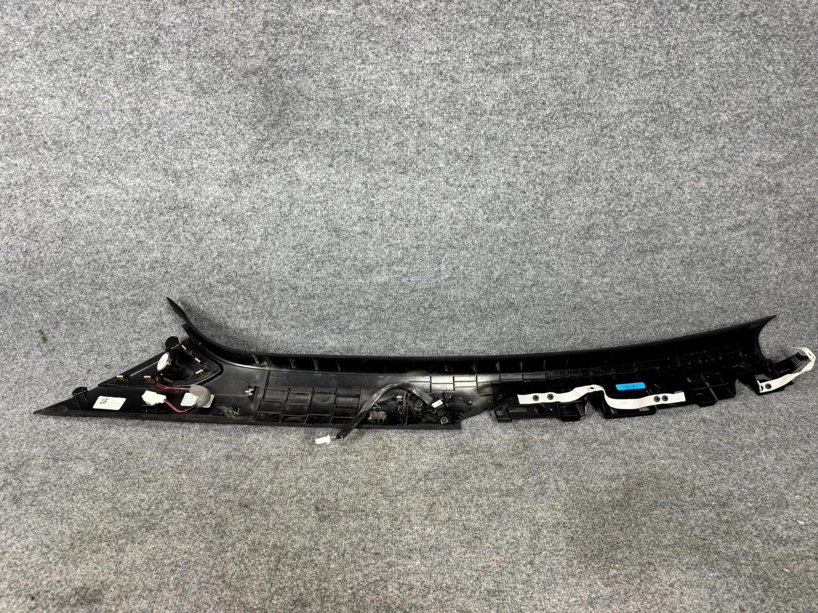16-20 Tesla Model X Front Right Side A-Pillar Upper Trim Cover OEM, 1035945-00-A