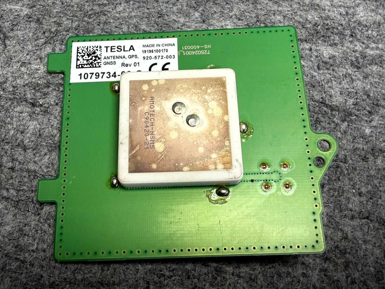 ♦️2017 – 2023 TESLA MODEL 3 GPS NAVIGATOR ANTENNA MODULE UNIT OEM, 1079734-00-C