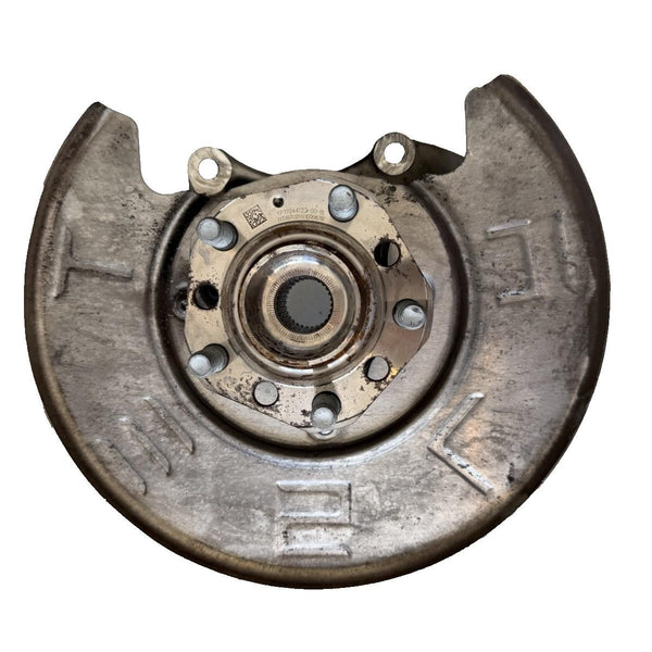 17-23 TESLA MODEL 3 REAR LEFT DRIVER SIDE SPINDLE KNUCKLE HUB OEM, 104441100G