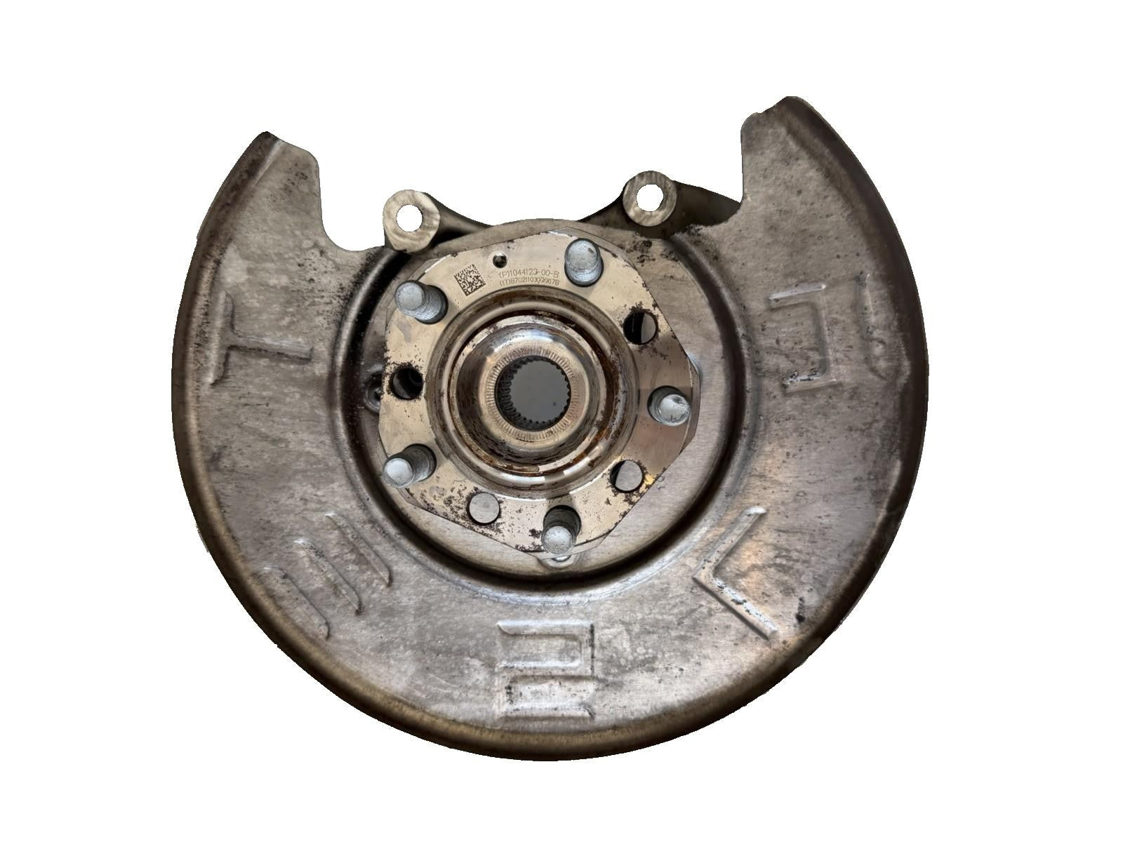 ♦️17-23 TESLA MODEL 3 REAR LEFT DRIVER SIDE SPINDLE KNUCKLE HUB OEM, 104441100G