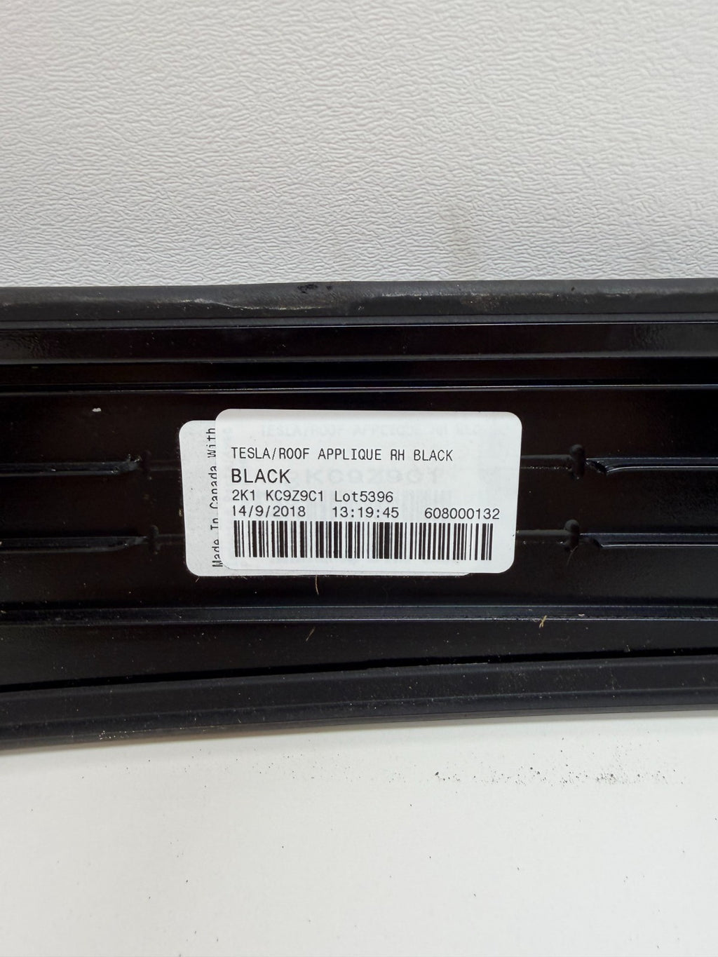 2016-20 Tesla Model S MS RIGHT RH Panoramic Roof Applique Trim Molding 608000132