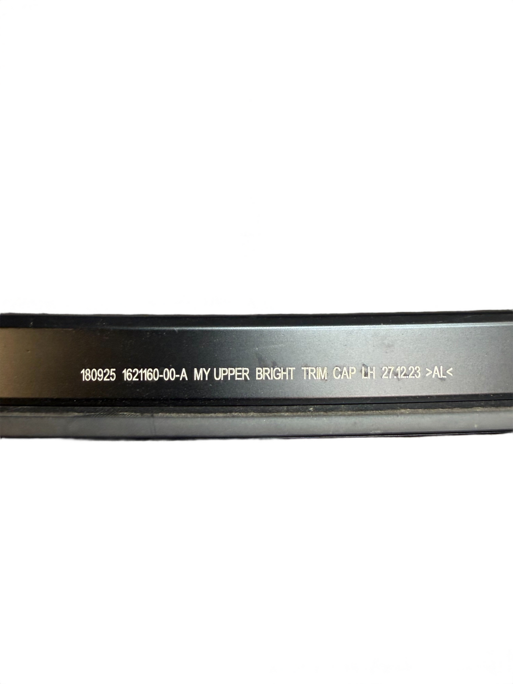 2020-2023 Tesla Model Y Left Driver Upper Bright Molding Trim Black 1621160-00-A