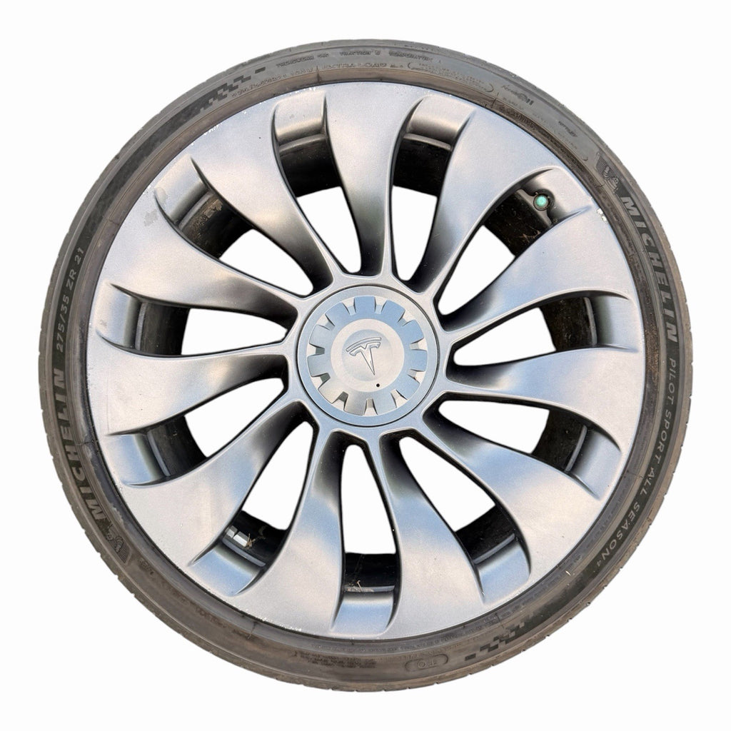 ⭕ 20-24 Model Y Rear Uberturbine Wheel Rim 21x10.5J 48MM 11-Spokes 1188227-00-B
