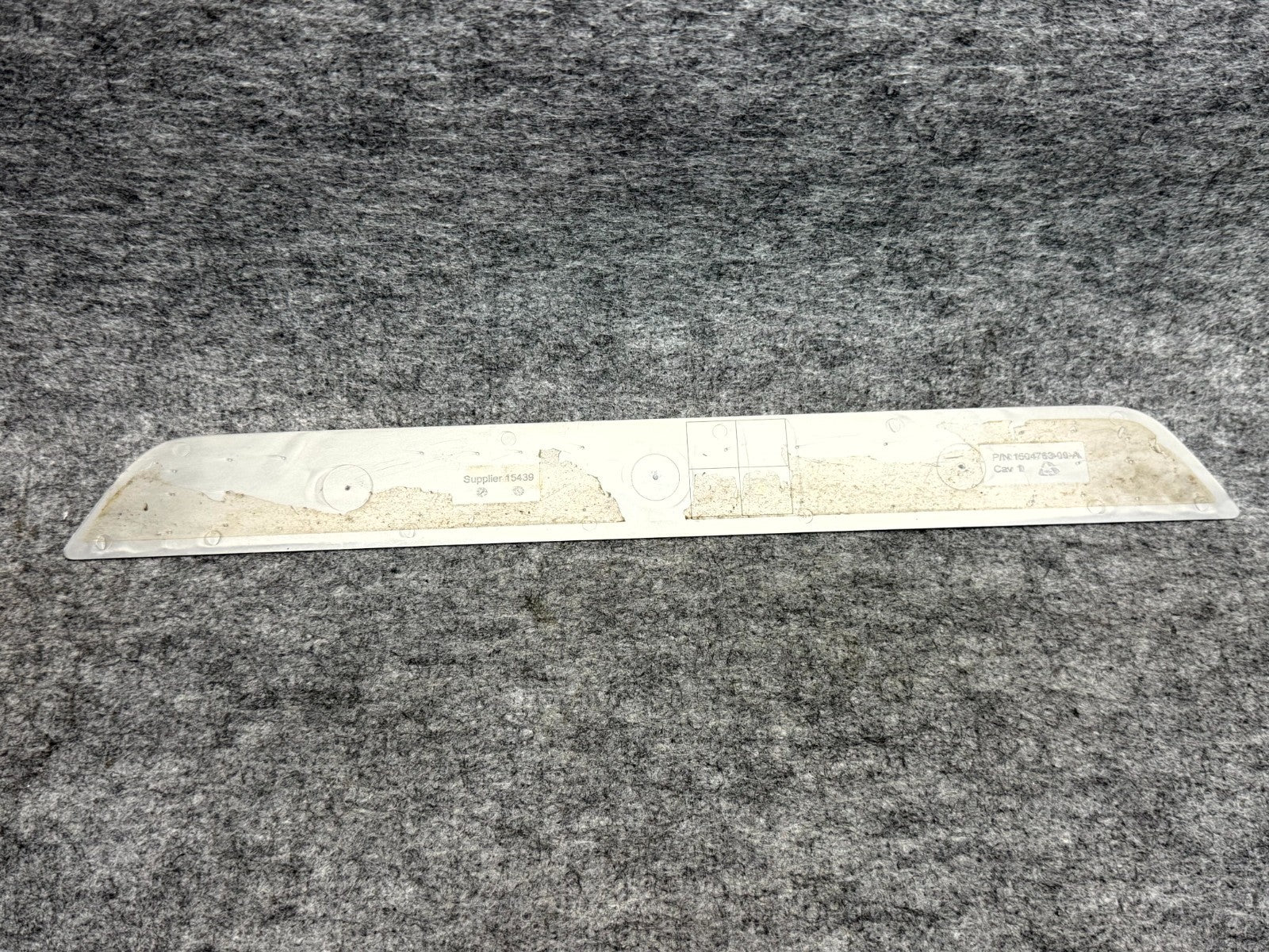 ♦️17–23 TESLA MODEL 3 LEFT OR RIGHT DOOR SILL SCUFF PLATE TRIM OEM, 1504763-00-A