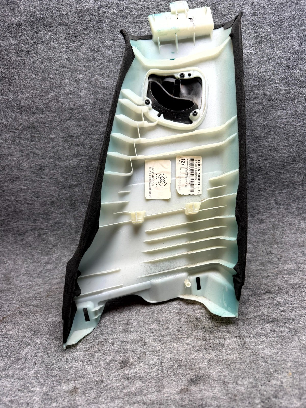 ♦️2012 - 2020 TESLA MODEL S LEFT SIDE B-PILLAR TRIM COVER OEM, 1021612-02-A
