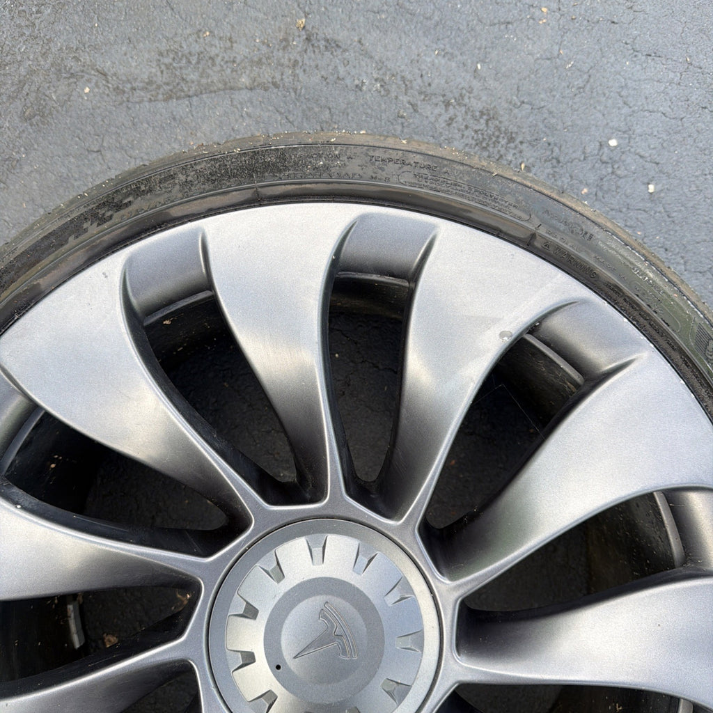 ⭕ 20-24 Model Y Rear Uberturbine Wheel Rim 21x10.5J 48MM 11-Spokes 1188227-00-B