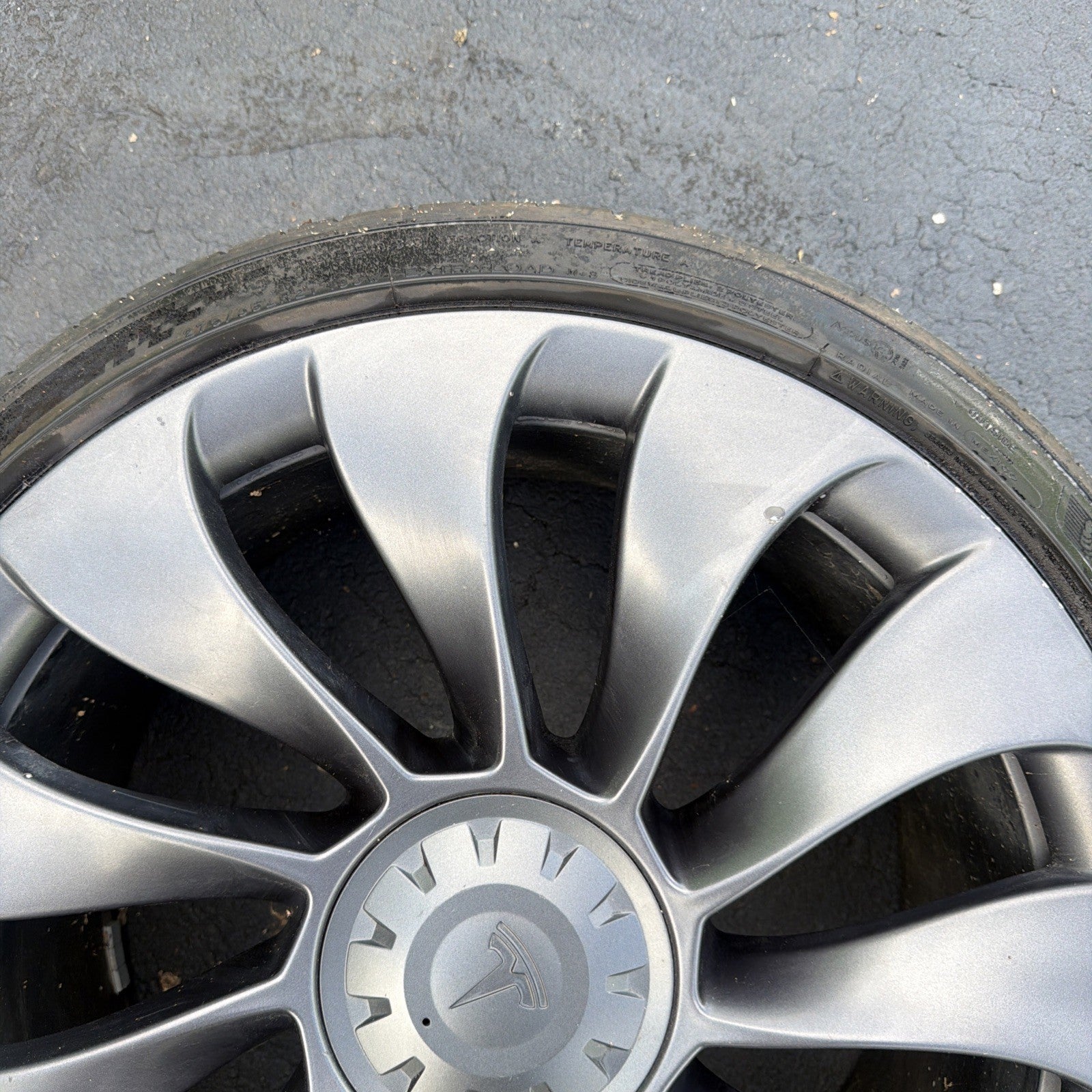 ⭕ 20-24 Model Y Rear Uberturbine Wheel Rim 21x10.5J 48MM 11-Spokes 1188227-00-B