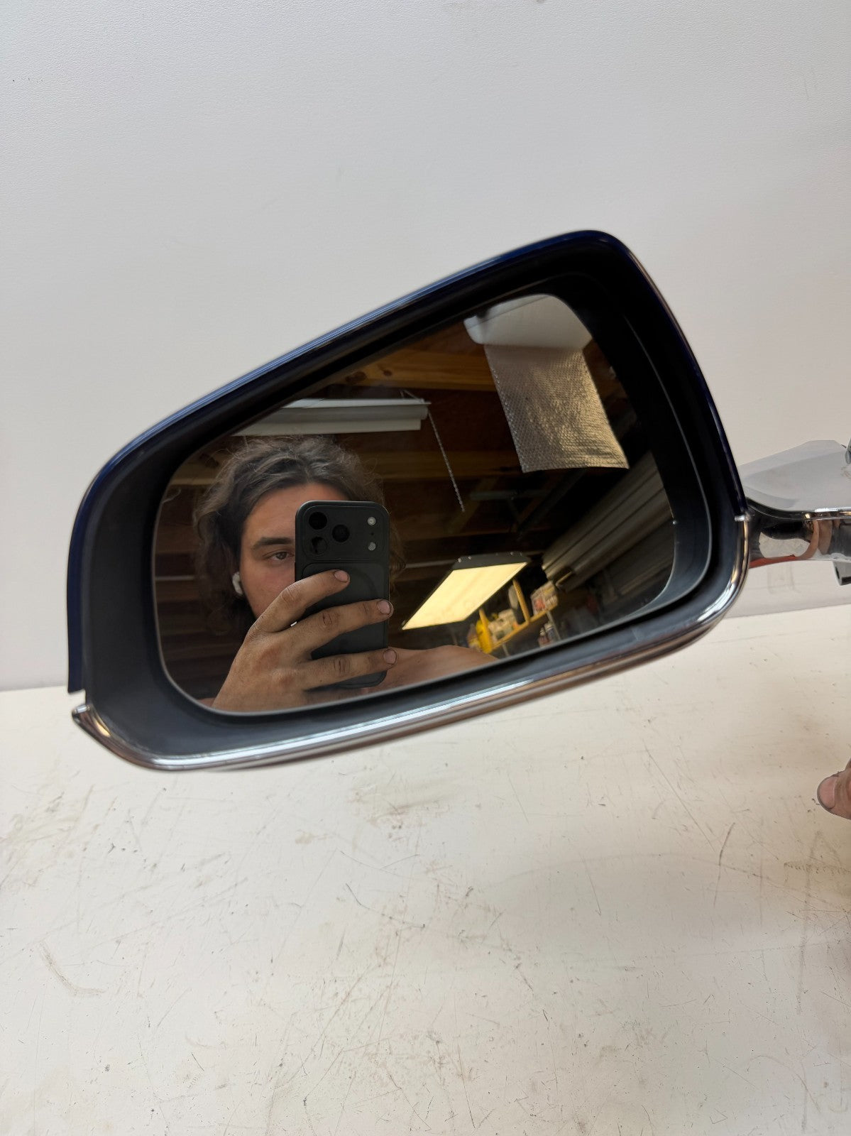 2012-2020 Tesla Model S Front Right Exterior View Door Mirror 1041318-00-F
