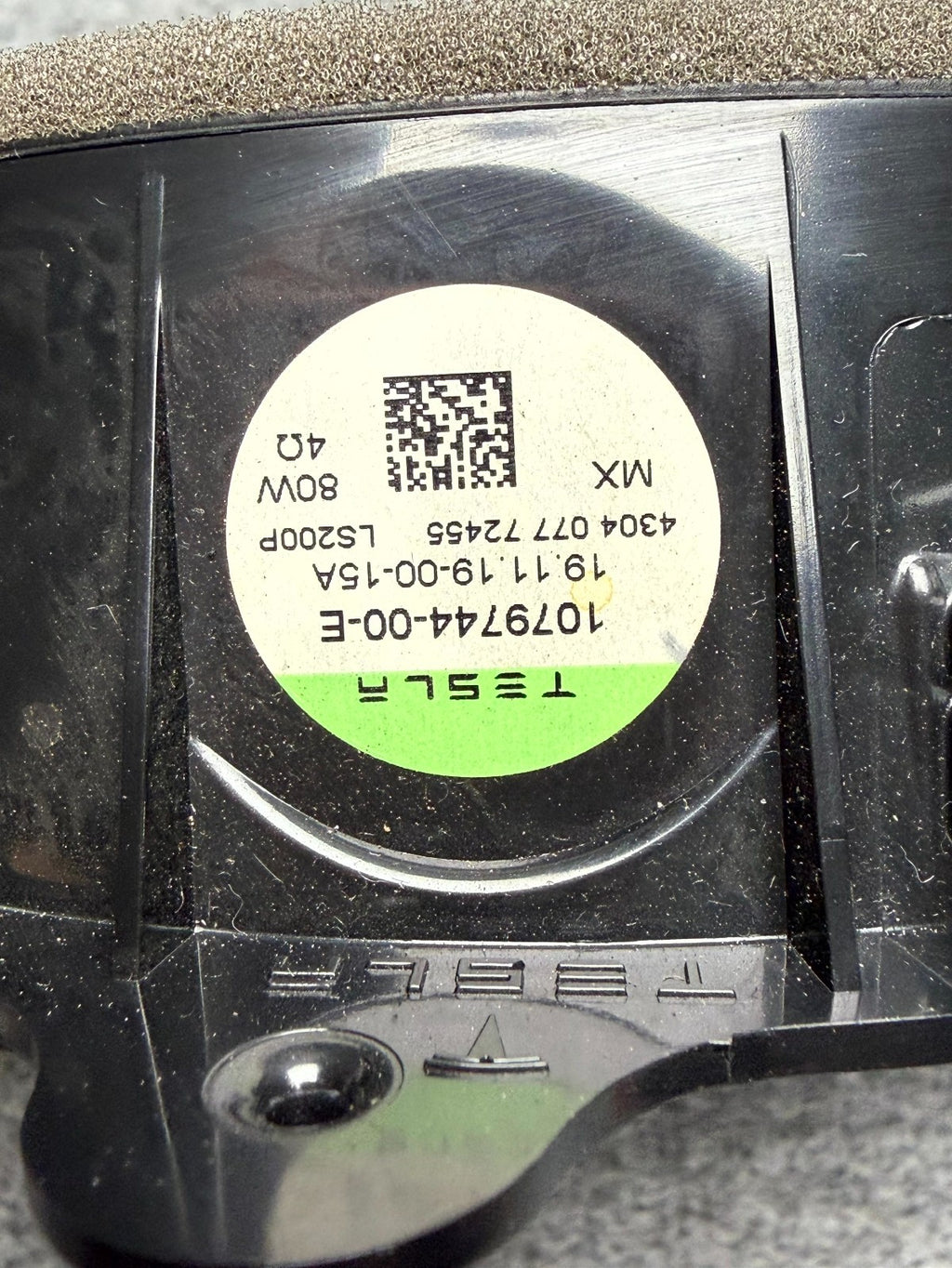 ♦️2017-2023 TESLA MODEL 3/Y FRONT RIGHT/LEFT SIDE DOOR SPEAKER OEM, 1079744-00-E