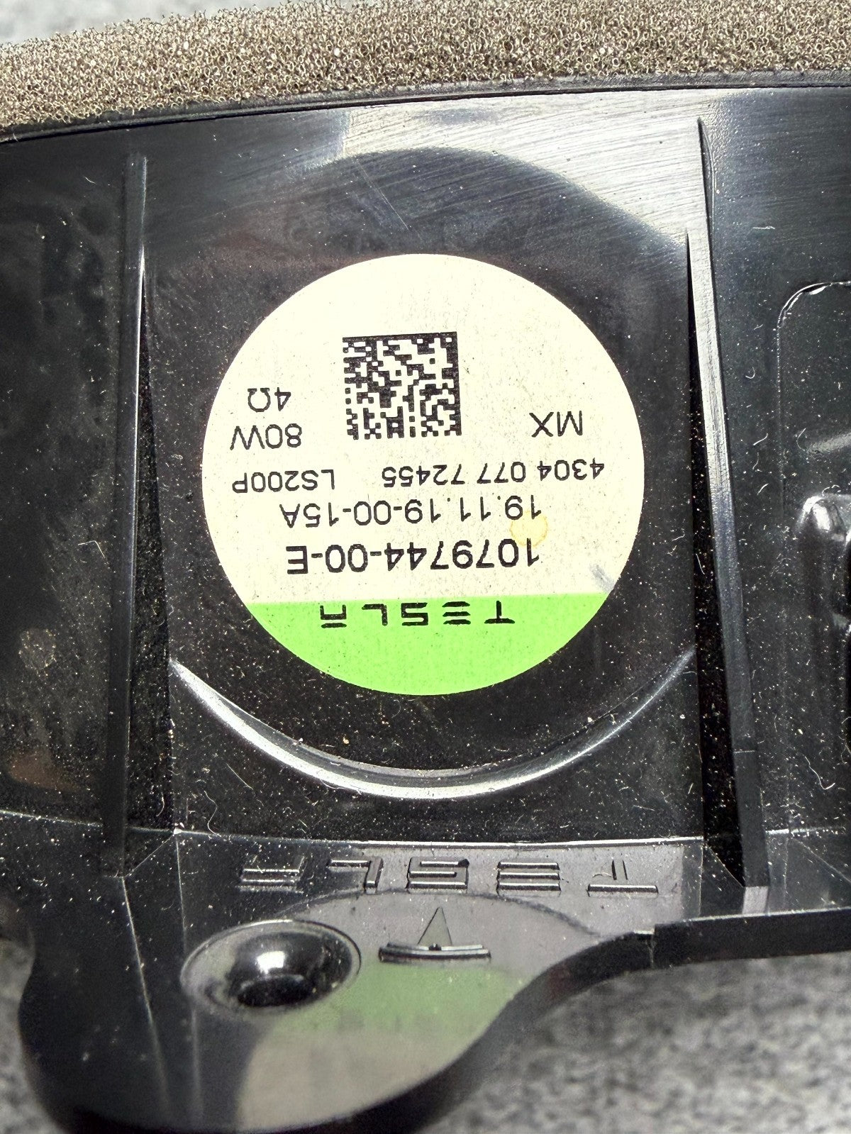 ♦️2017-2023 TESLA MODEL 3/Y FRONT RIGHT/LEFT SIDE DOOR SPEAKER OEM, 1079744-00-E