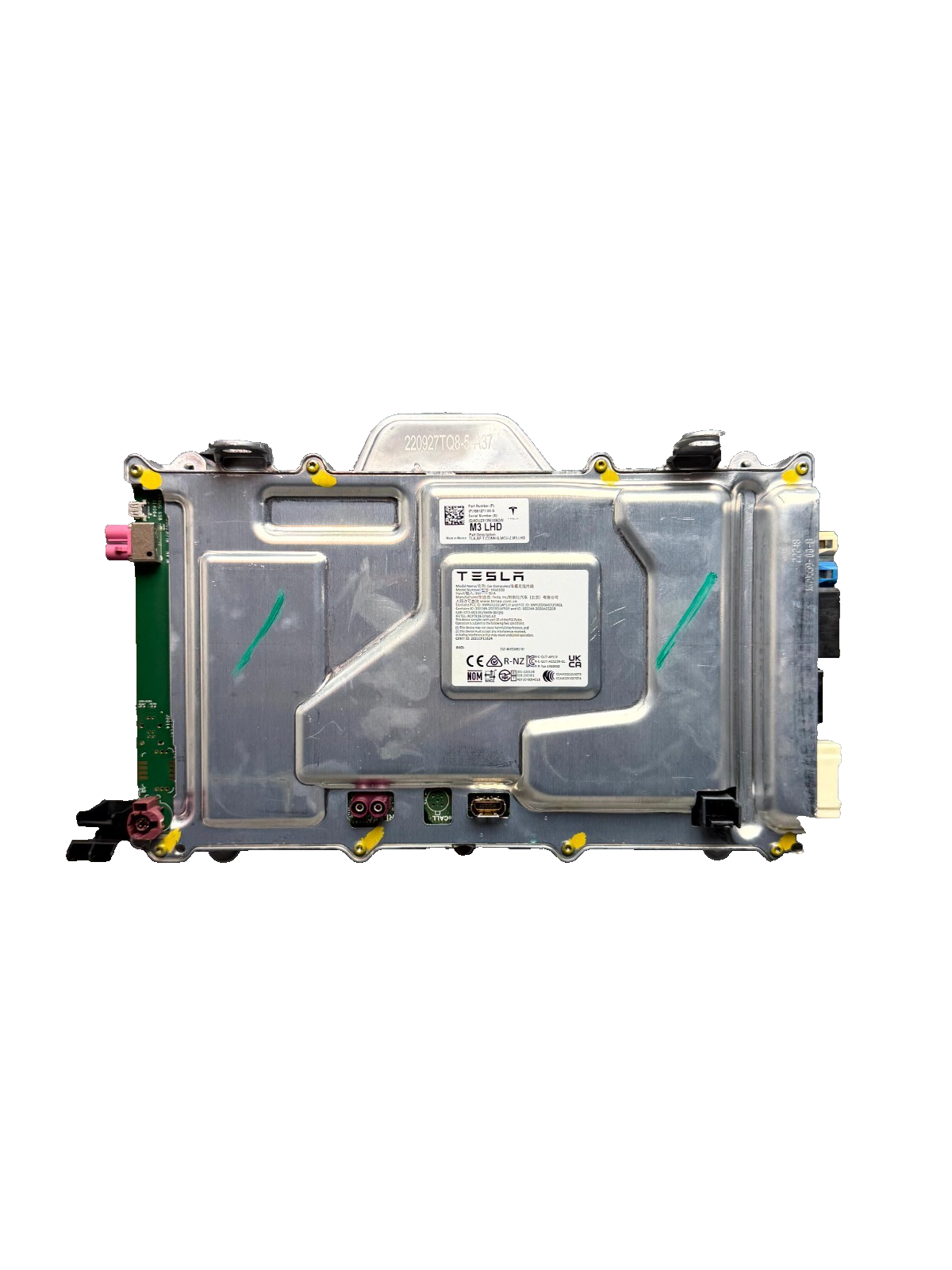 ♦️2017-2023 TESLA MODEL 3 MEDIA COMPUTER CONTROL MODULE AUTOPILOT OEM, 168127100