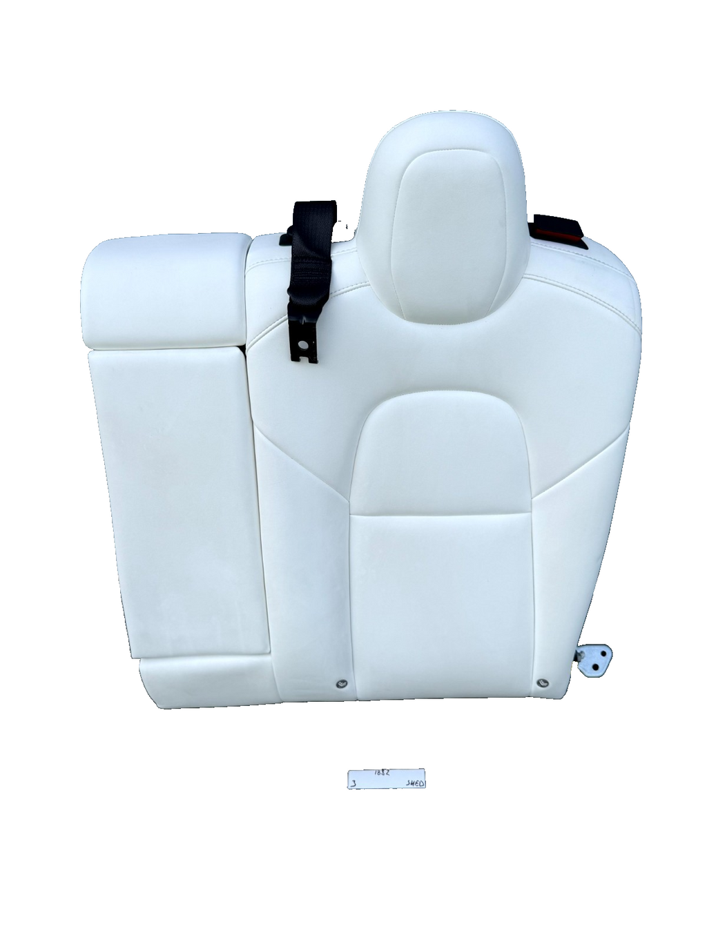 17-23 TESLA MODEL 3 REAR LEFT 2ND ROW UPPER SEAT CUSHION BACKREST OEM, 145280600