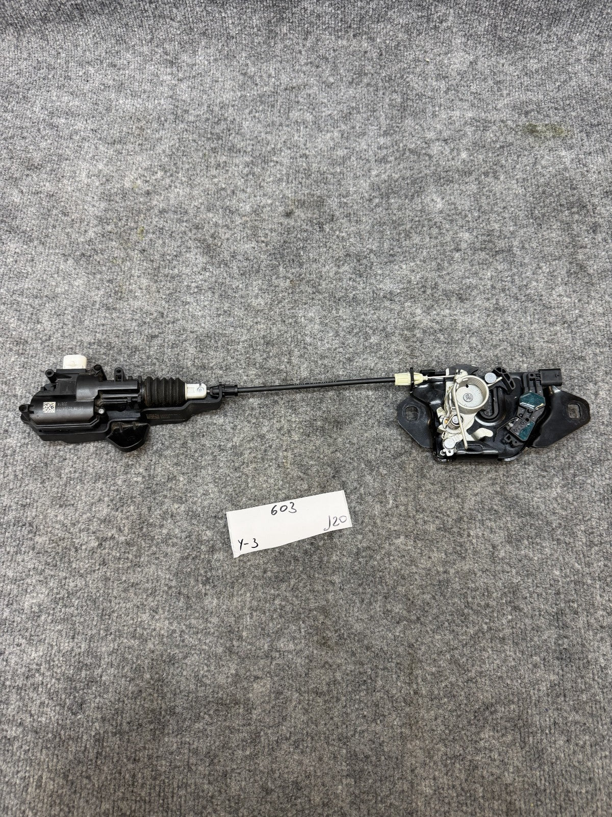 2020-2024 TESLA MODEL Y HOOD LOCK LATCH ACTUATOR W/ RELEASE CABLE OEM,187328400B