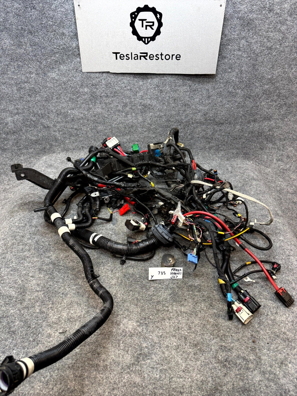 2020-2024 Tesla Model Y AWD Front Wire Wiring Harness OEM 2489058-01