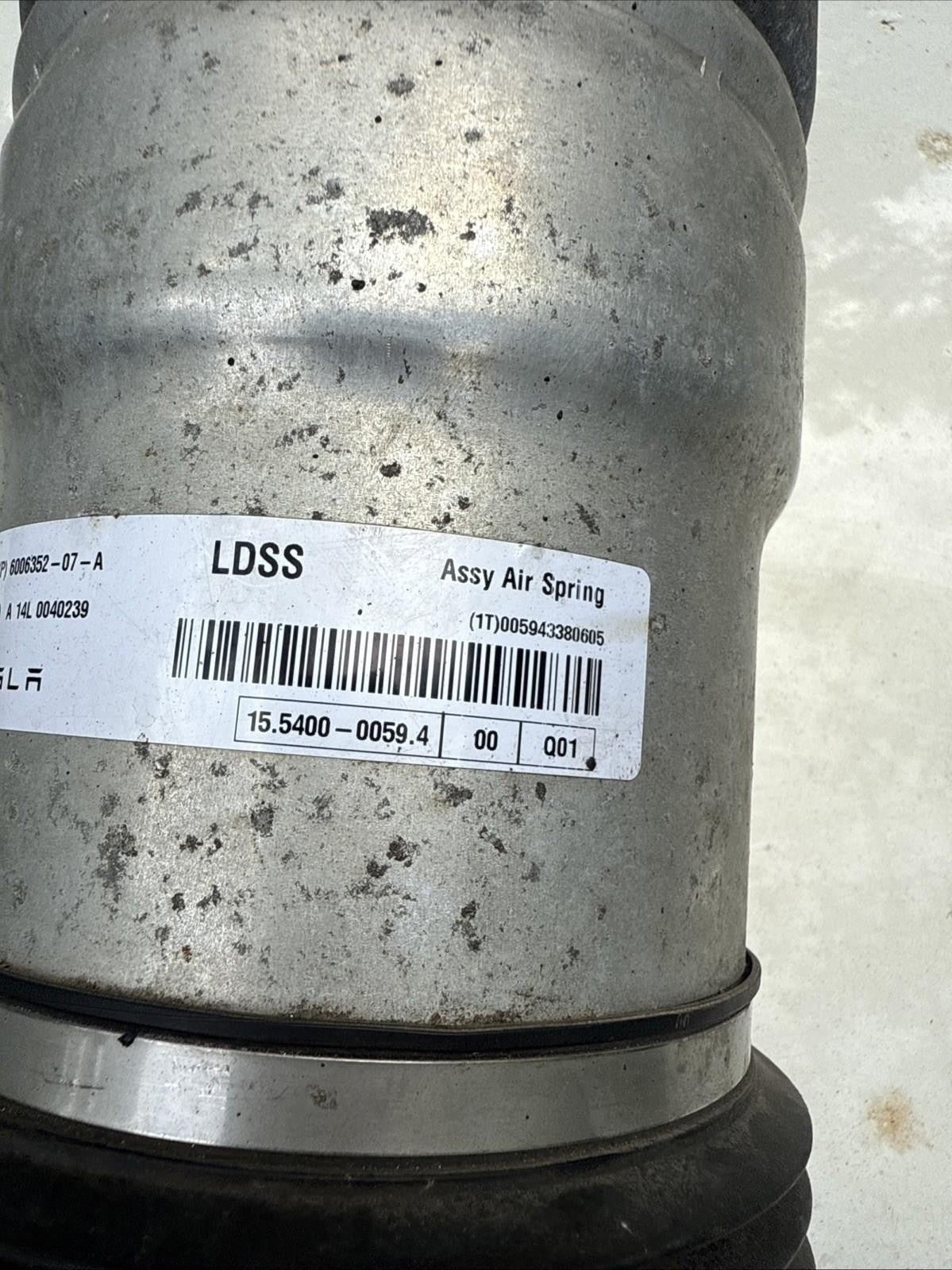 ♦️12-15 TESLA MODEL S REAR LEFT SIDE SHOCK STRUT ABSORBER OEM, 6006352-07-A