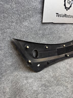 2017-2023 TESLA MODEL 3 REAR APRON WINDSHIELD WIPER COWL COVER OEM, 1081675-00-B
