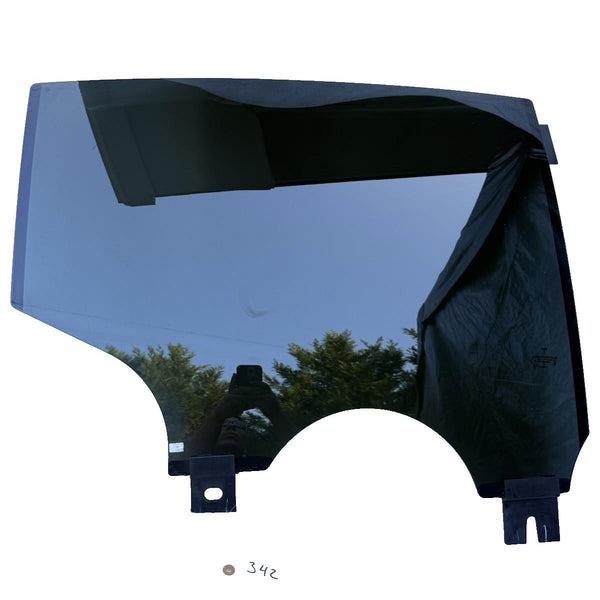 2016-2020 TESLA MODEL X REAR RIGHT SIDE DOOR WINDOW GLASS ASSY OEM, 43R-004553
