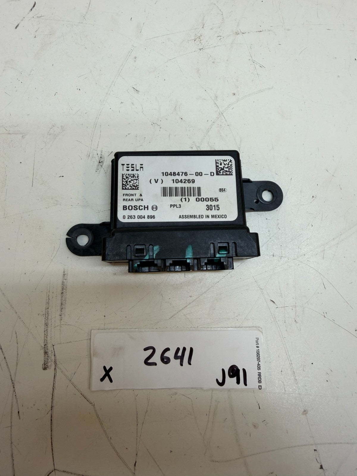 2012-2020 Tesla Model X Park Distance Assist Control Sensor Module 1048476-00-D