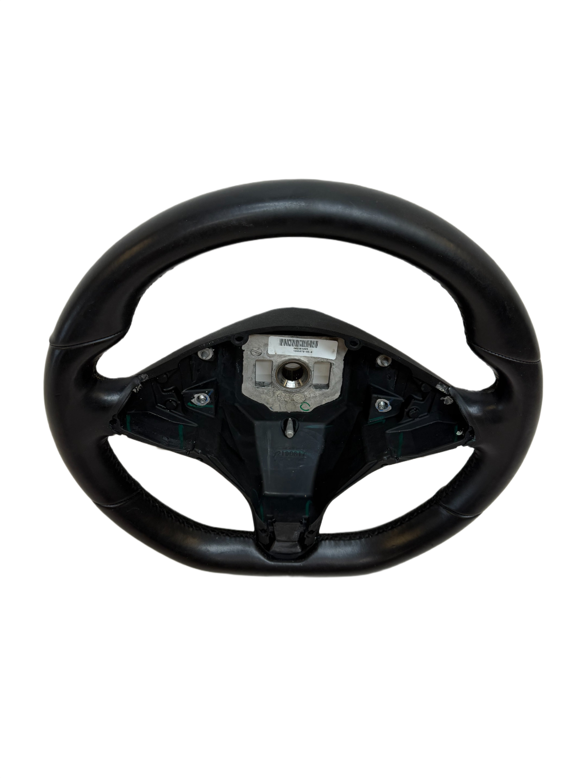 2012-20 Tesla Model S Front Driver Steering Wheel Black Assembly 1005279-00-E
