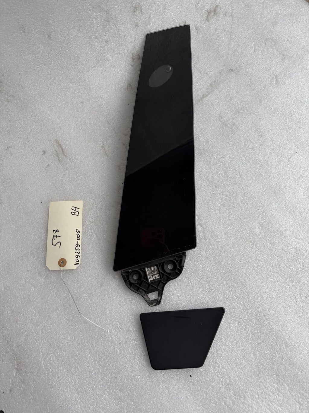 ♦️2017-2023 TESLA MODEL 3 LEFT PILLAR TRIM MOLDING W/CAMERA OEM, 1109253-00-G