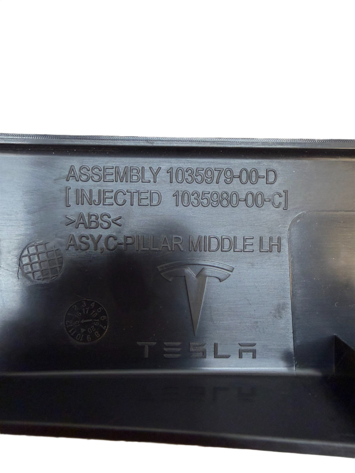 2016-2020 Tesla Model X Rear Trunk Side Trim Boot Plate Cover Left 1035979-00-D