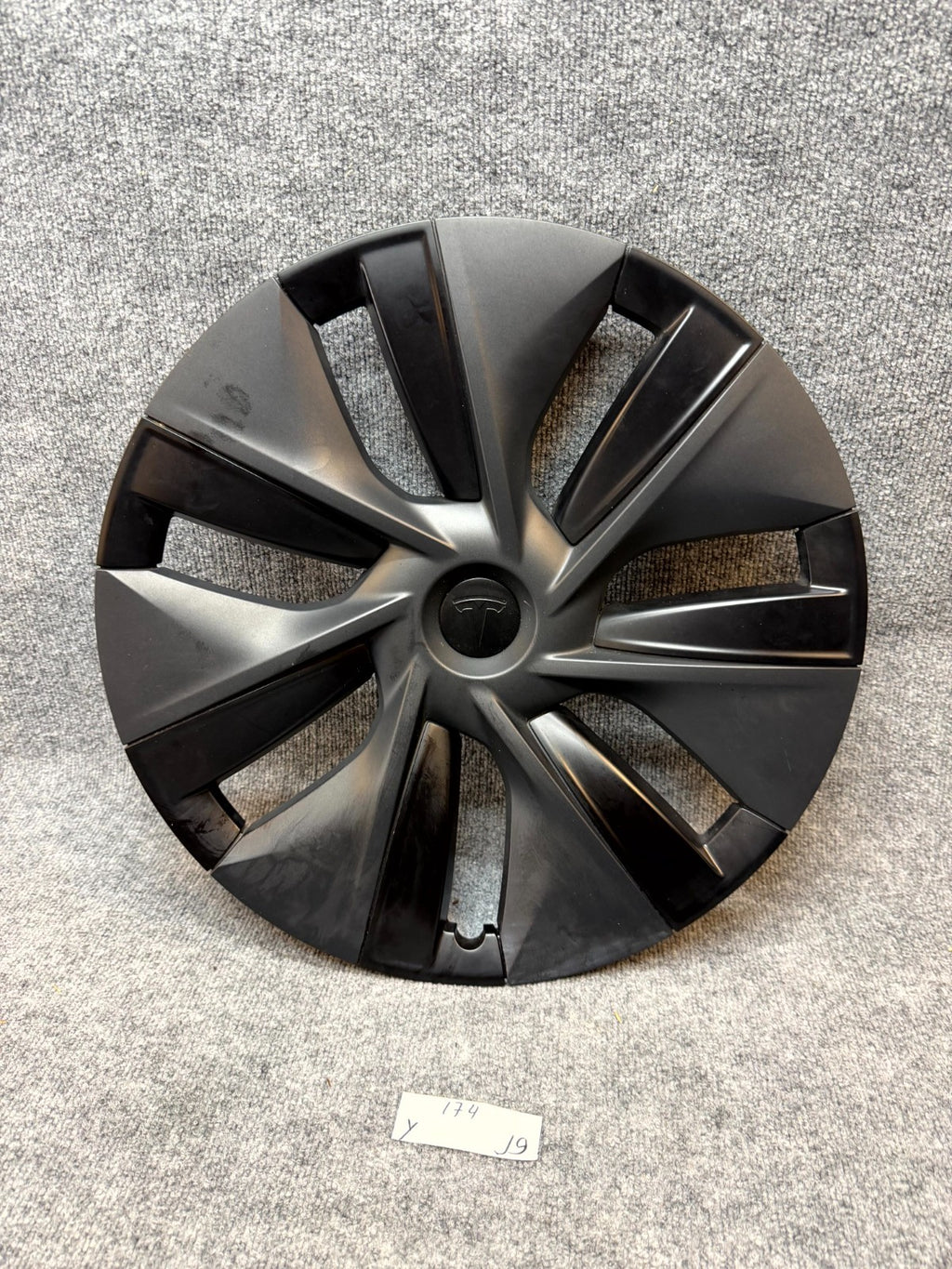 2020 - 2024 TESLA MODEL Y GEMINI WHEEL RIM HUBCAP COVER OEM, 1044235-00-C
