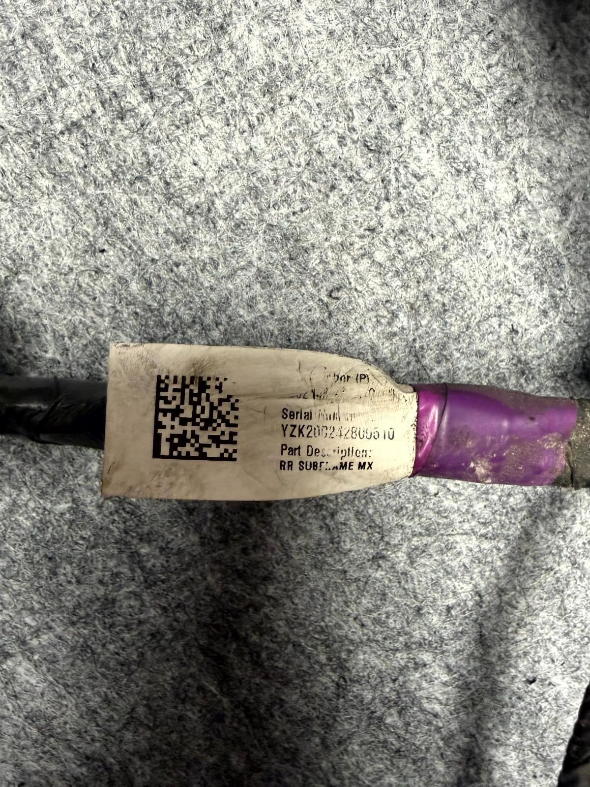 ♦️2016-2020 TESLA MODEL X REAR SUBFRAME WIRING HARNESS CABLE OEM, 1032448-02-G