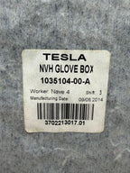 2012 - 2020 TESLA MODEL S RIGHT PASSENGER SIDE GLOVE BOX 1035104-00-A