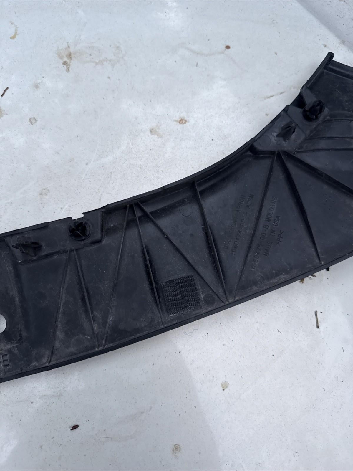 ♦️16-20 TESLA MODEL S FRONT UNDER HOOD APRON TRIM COVER PANEL OEM, 1060474-00-D