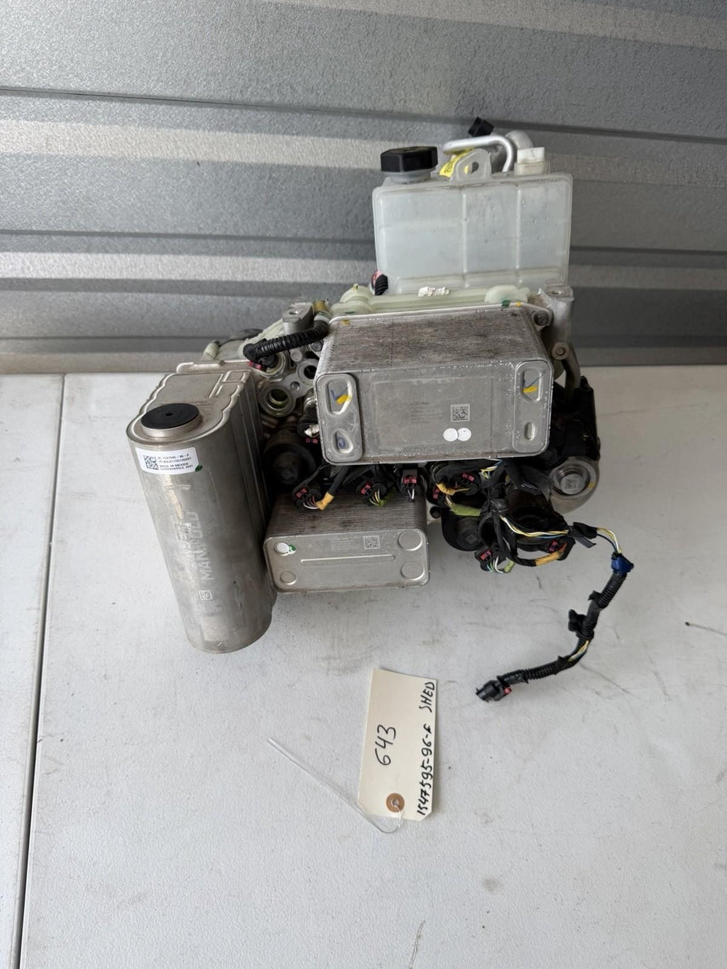 ♦️20-23 TESLA MODEL 3 SUPERMANIFOLD REFRIGERANT CHILLER RESERVIOR OEM 154759596F