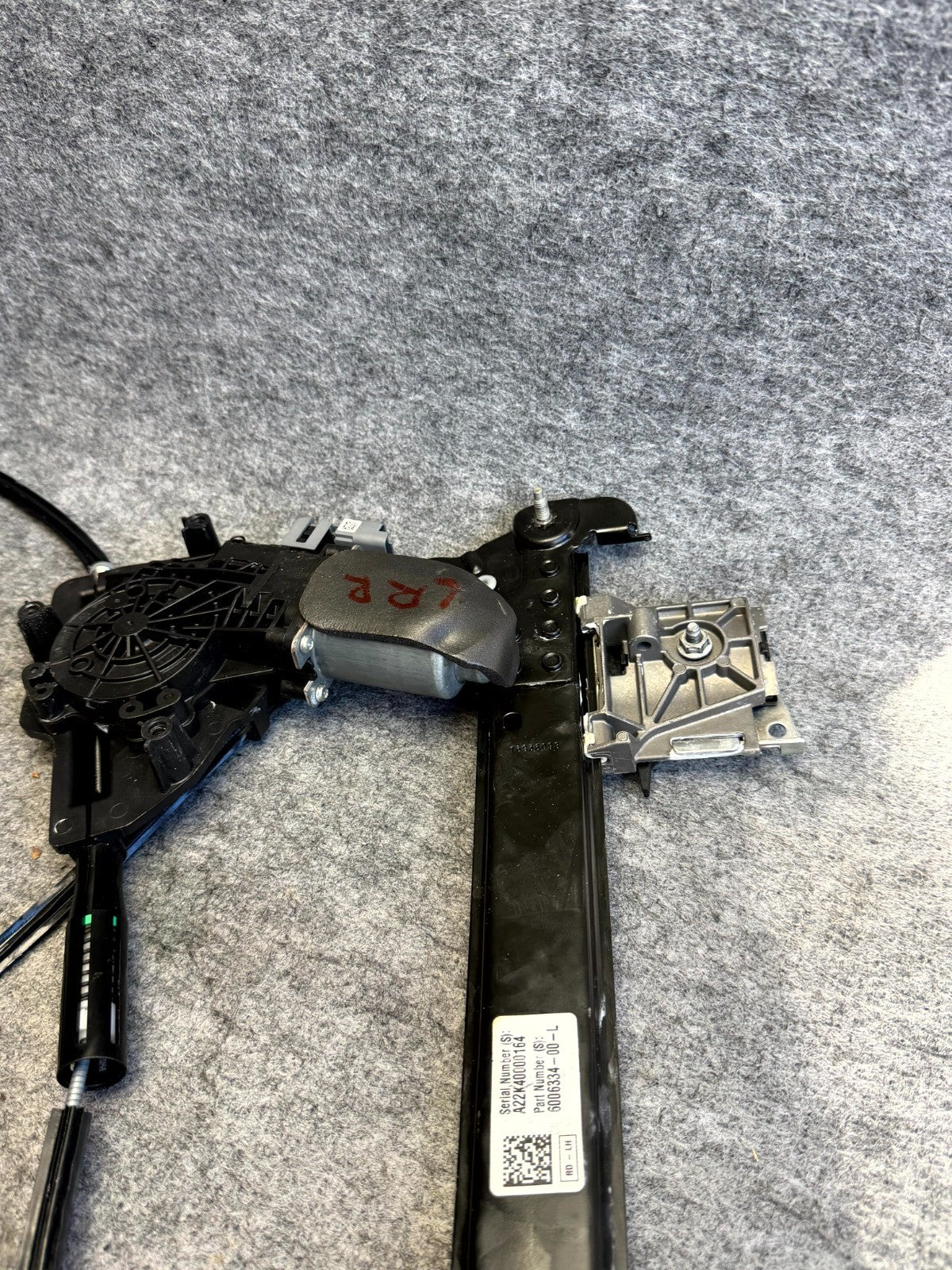 ♦️12 - 20 TESLA MODEL S REAR LEFT DOOR WINDOW REGULATOR MOTOR OEM, 6006334-00-L