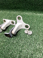 ♦️20-23 TESLA MODEL Y REAR LEFT & RIGHT DOOR UPPER HINGE SET OEM, 1497499-00-B