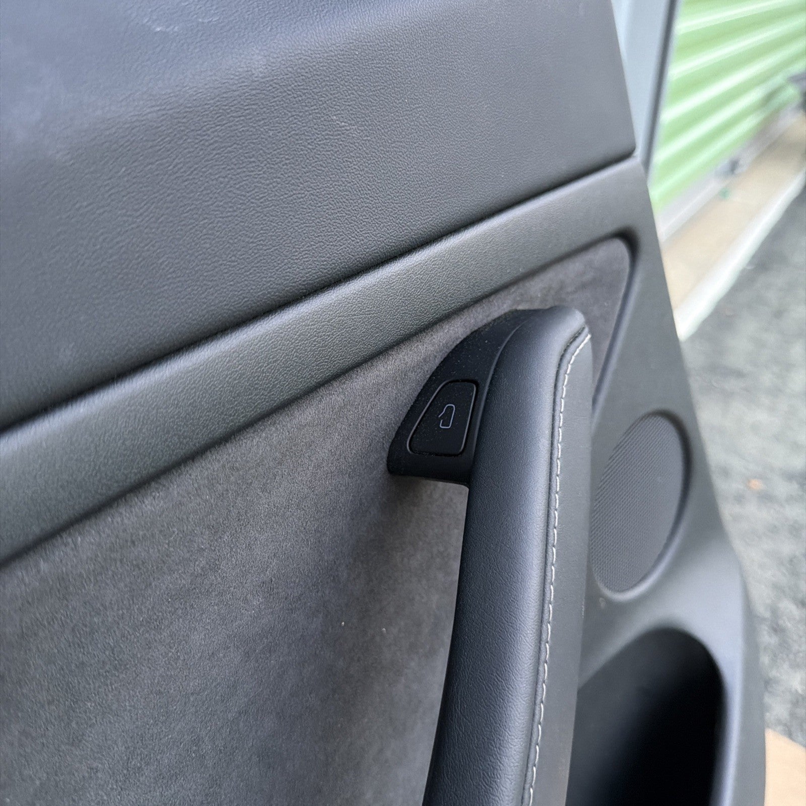 21-23 OEM Tesla Model 3 Rear Left Driver Side Door Shell Panel COMPLETE BLUE