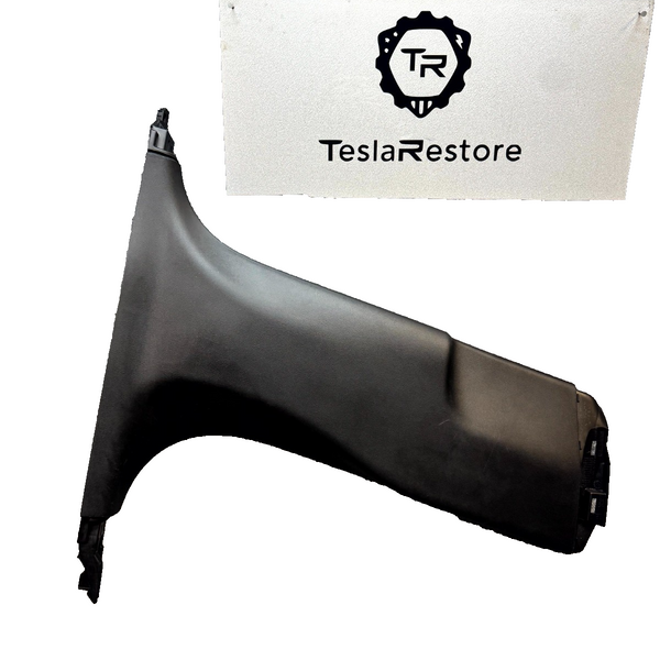 20-24 TESLA MODEL Y RIGHT SIDE B-PILLAR LOWER COVER TRIM PANEL OEM, 1494624-00-F